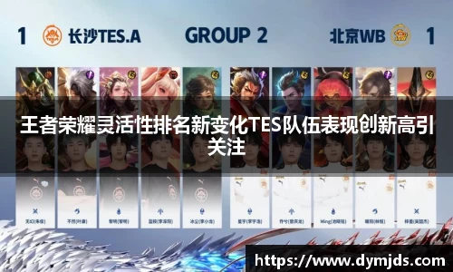 王者荣耀灵活性排名新变化TES队伍表现创新高引关注